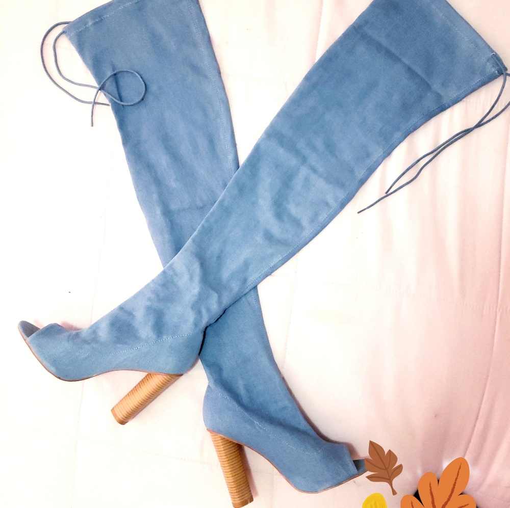 Chucky peep toe heels